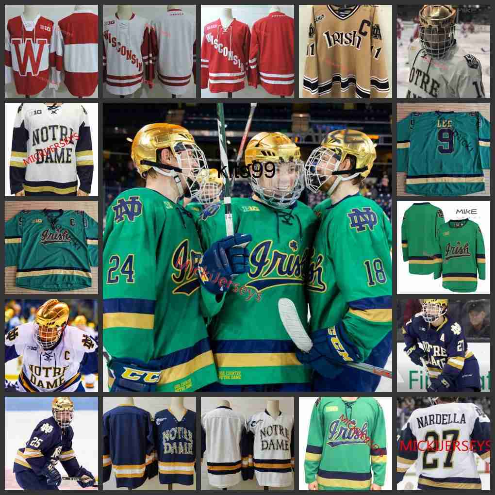 

2 Nate Clurman Hockey Jersey 5 Matt Hellickson 13 Colin Theisen 15 Michael Graham Alex Steeves 17 Pierce Crawford Wisconsin ICE Jersey ND, Navy