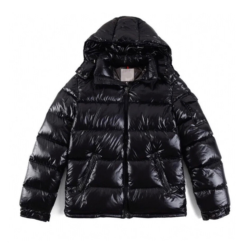Mens Down jacket puffer coats winter stylist coat parka hooded thick womens feather windproof outerwear cold protection badge decoration multicol-image-755686916