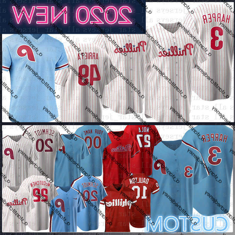 

Baseball Jerseys Philadelphia Bryce Custom Harper Baseball Jersey Mike Schmidt Andrew Tug McGraw McCutchen Maikel Franco Steve Carlton Jim Thome Jea, 2020 jersey(feichengren)