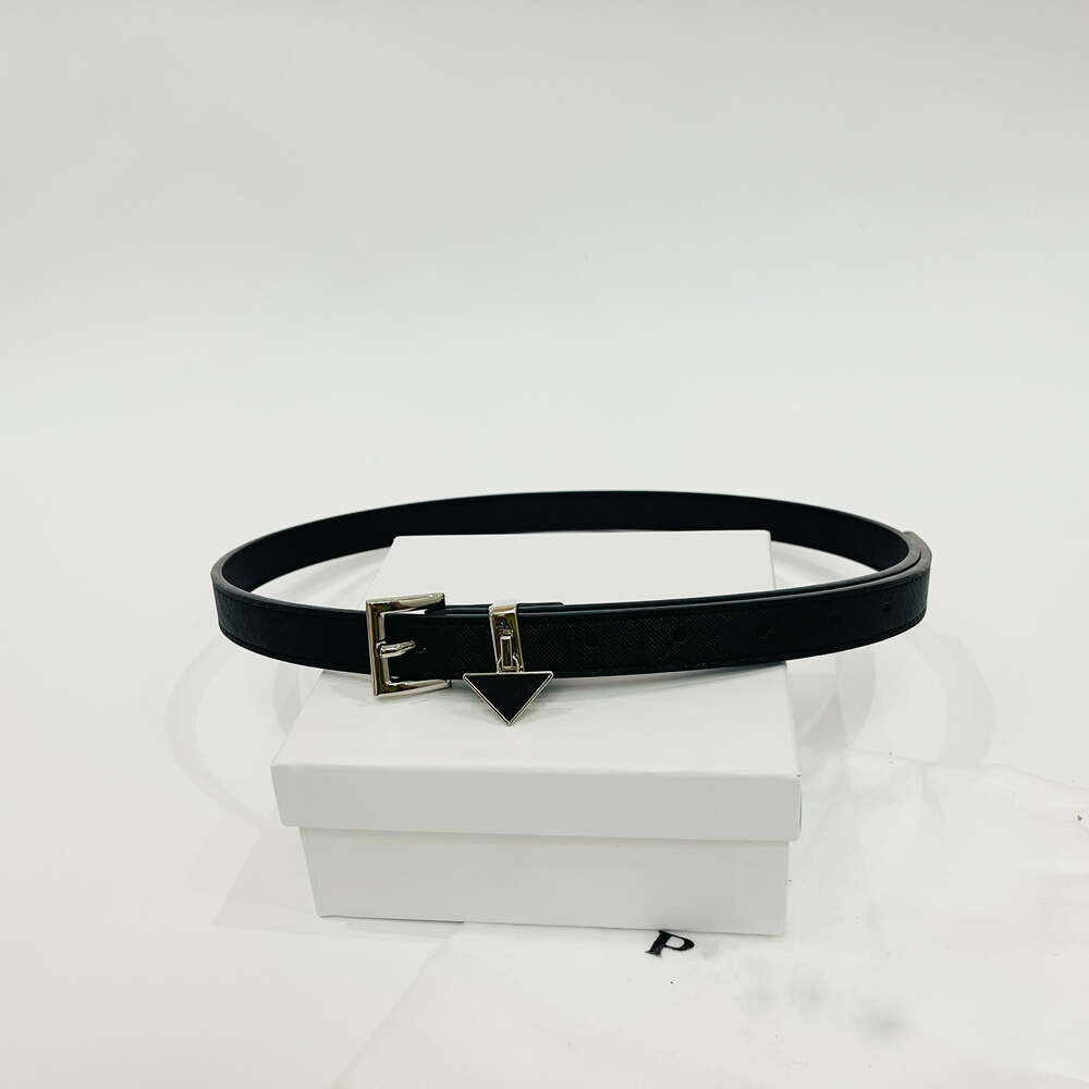 Luxe designer riem driehoek gesp mode echt leer dames herenriem letter 6 kleuren