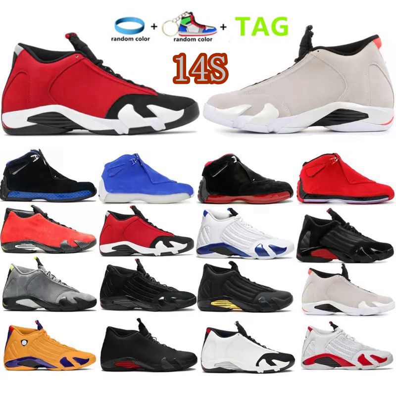 

High Quality 14S 14 Men Basketball Shoes 18 Black Sport Royal Blue Toro Varsity Red Yellow Orange Suede Countdown Pack Man Sport, 16