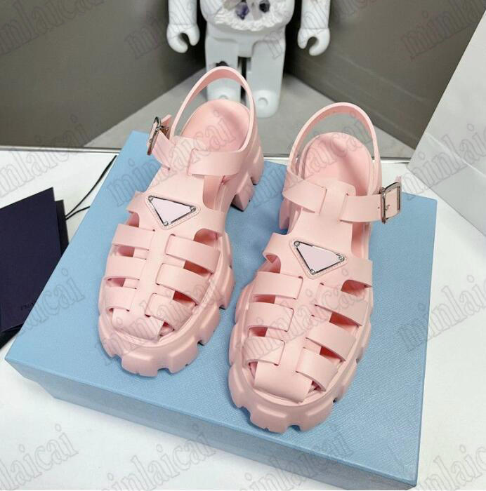 

Foam Rubber Slides White Black Slide Women's Designer Platform Slippers Side Sandals Sandal Monolith Beach Summer Outdoor Shoes, 01