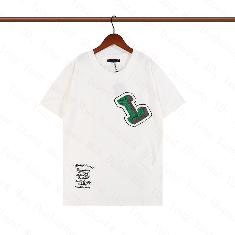

Mens T-Shirts Designer t shirts for Men women Cotton short-sleeve Luxury flocking letter design tshirt White Green Casual Couple t-shirts louiseitys Tees viutonitys, Not a product (are not sold separat)