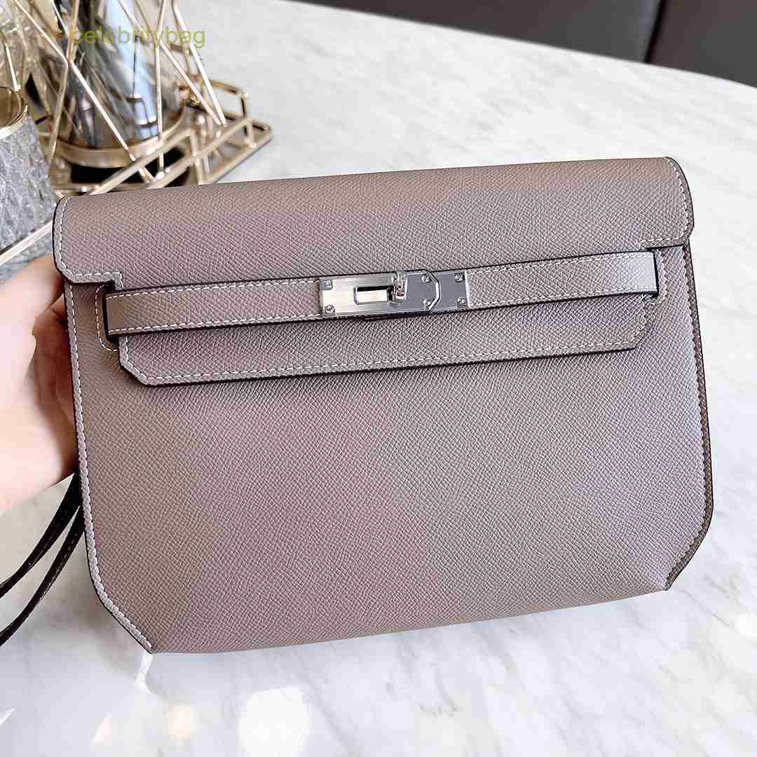 

Designer Kellies Handbags Hemres Bag Genuine Depeches Leather Palm Pattern Single Shoulder Underarm Unisex Handheld has logo ZXWY, Black5