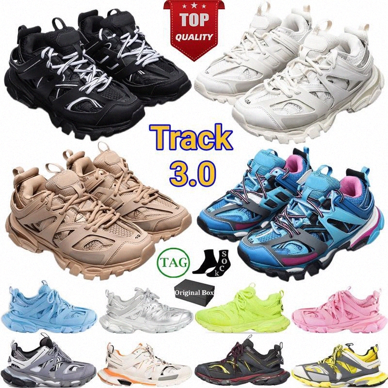

Track 3.0 Runner Sneakers Designer Runing Shoes Tracks 3 for Men Women Triple White Black Tess.s. Gomma Leather Mesh Nylon Printed Platform Sports Tra q6Oe#, # 2