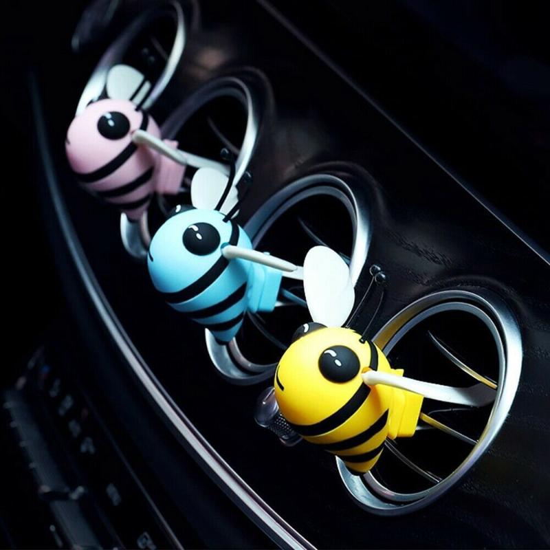 

Car Air Freshener 1PC Cute Little Bee Vent Clip Auto Perfume Purifier Diffuser Gift Decoration Conditioning Accessories