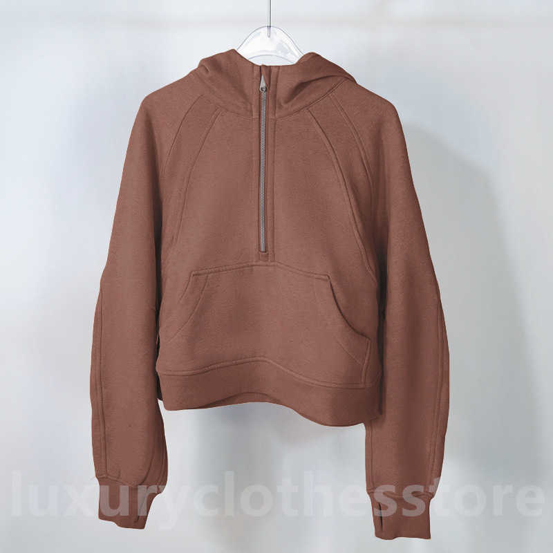 

Womens Scuba Jacket Lulus Hoodie Scuba Half Zip Lululs Jacket Lulus Scuba Yoga Scuba Hoodie Womens Plus Velvet Thickening Jacket Half Zipper Terry Designers Sweater