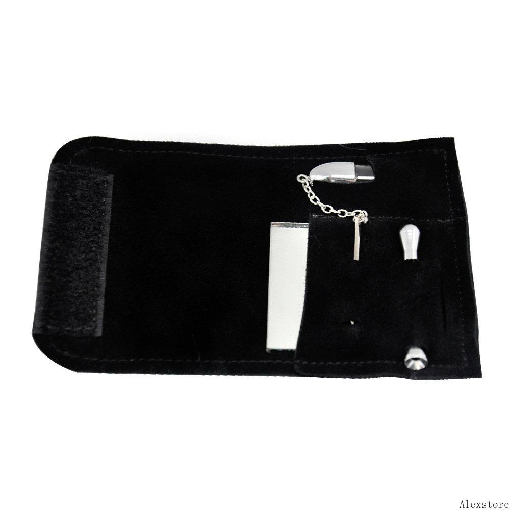 

Leather Tobacco Pouch Bag Snuff Snorter Bullet Tool Sniffer Straw Hooter Hoover Pouch Bag Pipe Smoking Set Kit Case Pocket