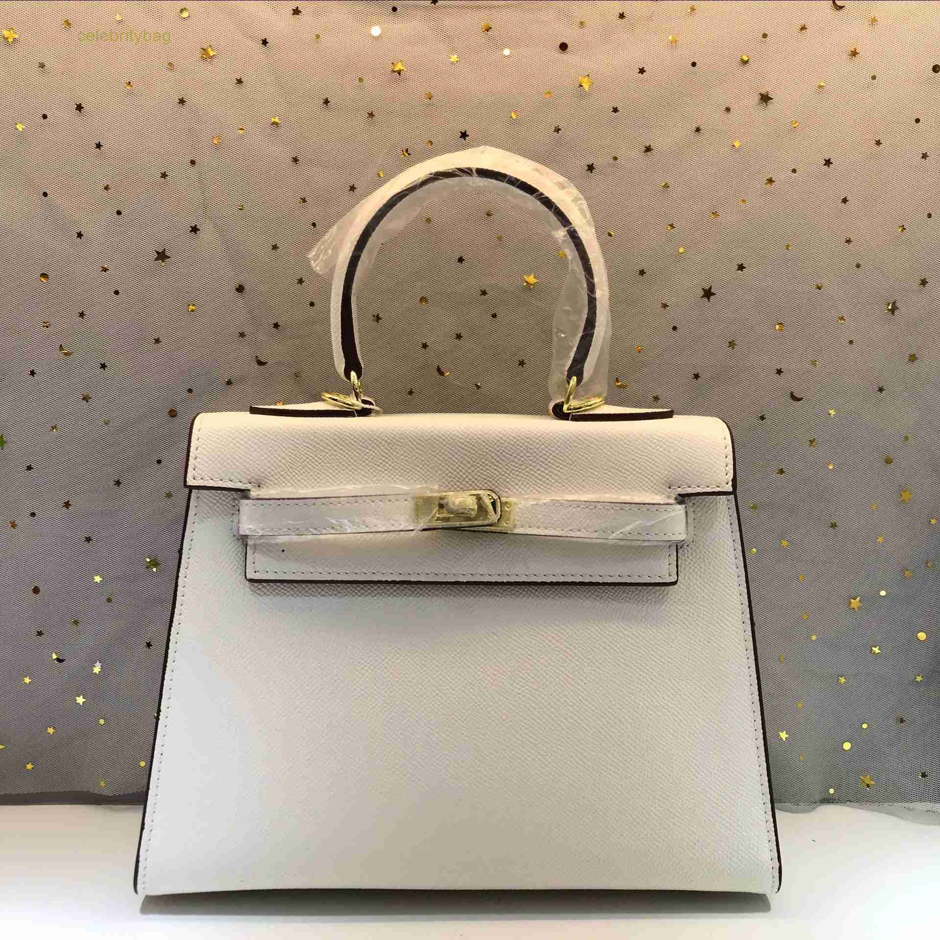 

Designer Kellies Handbags Hemres 2023 New Handprint Bag Versatile Women's Shoulder Fashion Genuine Leather has logo VNNZ, 25 # black