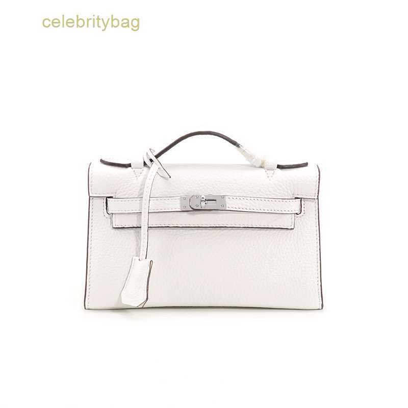 

Designer Kellies Handbags Hemres 2 2023 new generation mini litchi small square portable one-shoulder diagonal leather women has logo SIKW, White8