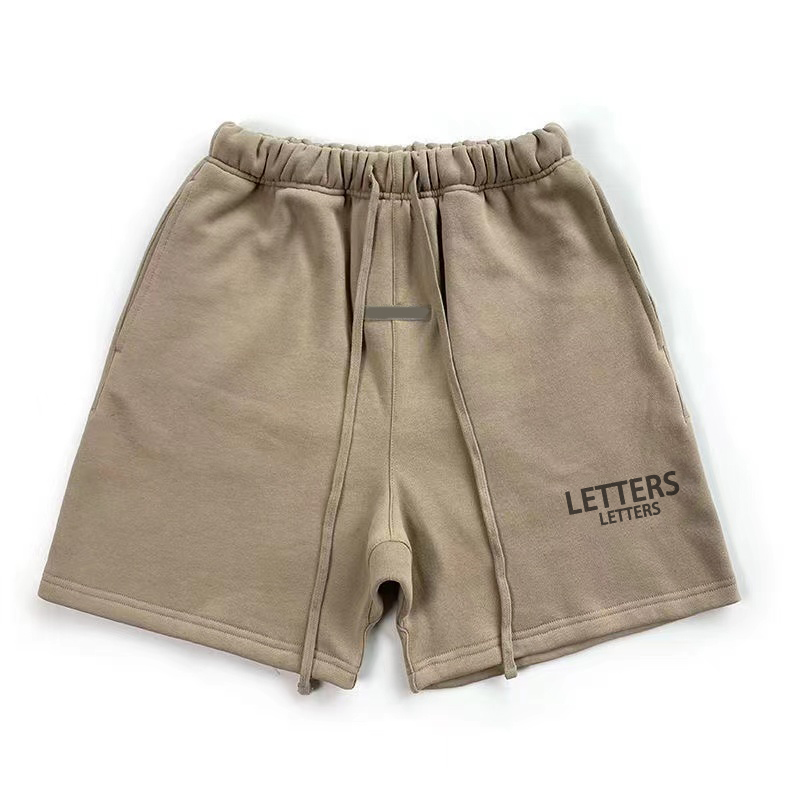 

Mens Designer Printed Essentail Shorts Letter Sports Casual Loose Style Essent Short Drawstring Knee Lengh High Street Wear Clothing Summer New Pants Q4pu