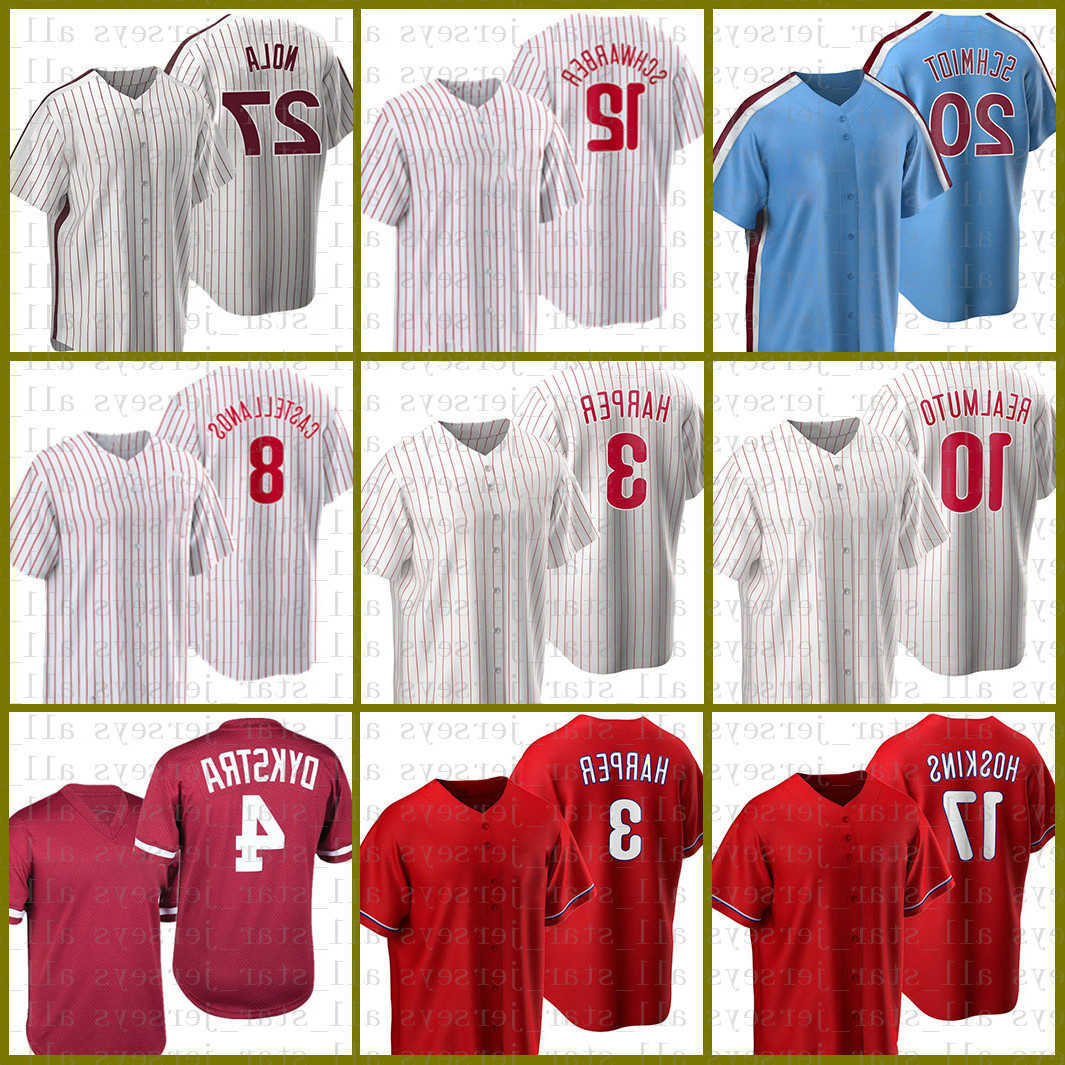 

Philadelphia Baseball Jersey Bryce JTRe almutoHa rperNi ckCa stellanosKy leSc hwarberLe nnyMi keSc hmidtDy kstraDi diGr egoriusRa faelMa rchanJo ha, Women size:s-xxl(feichengren)