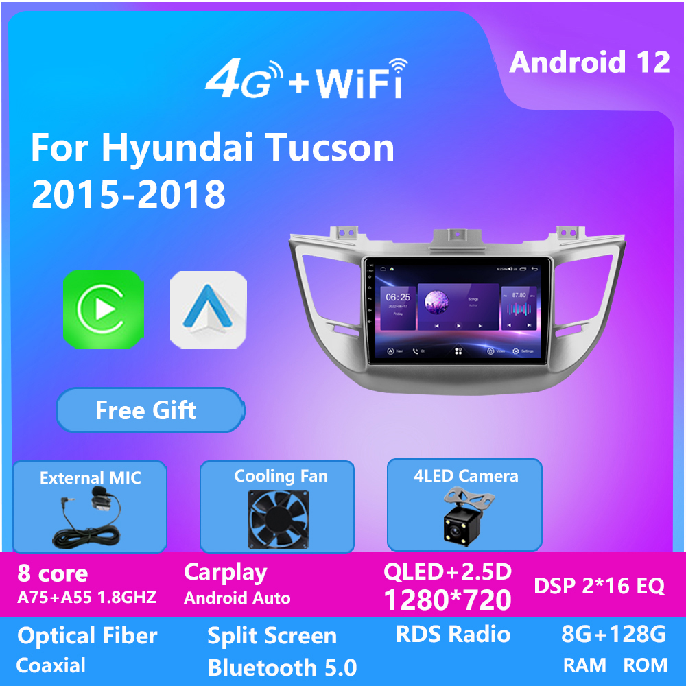 

Android Car Video Radio Player for Hyundai TUCSON 2015-2018 GPS Navigation DSP