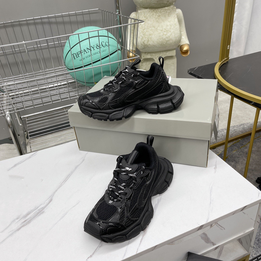 

Luxury brand Designer Men Women Casual Shoes Track 3 9.0 3XL Triple white black Sneakers Tess.s. Gomma leather Trainer Nylon Printed Platform trainers shoes 05