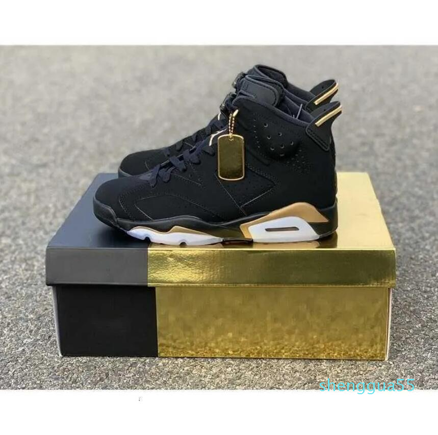 

Men Dmp 6 Released Gold Outdoor Metallic Black 34 Retro Basketball Ct4954 -007 Top Sport 6s Quality Shoes Udubq