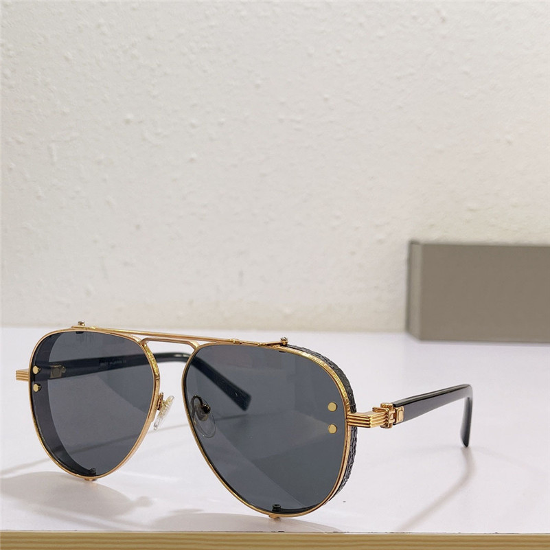 Nouvelles lunettes de soleil design de mode BPS-125D monture métallique pilote style simple et populaire lunettes de protection UV400 extérieures