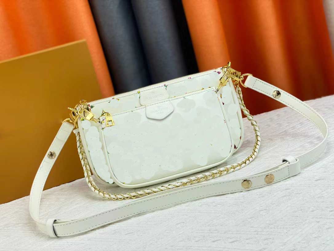 

2023 designer bag Handbags purse ladies messenger shoulderbags designers purses Inclined shoulder bag The logo of coloured drawing or pattern, White