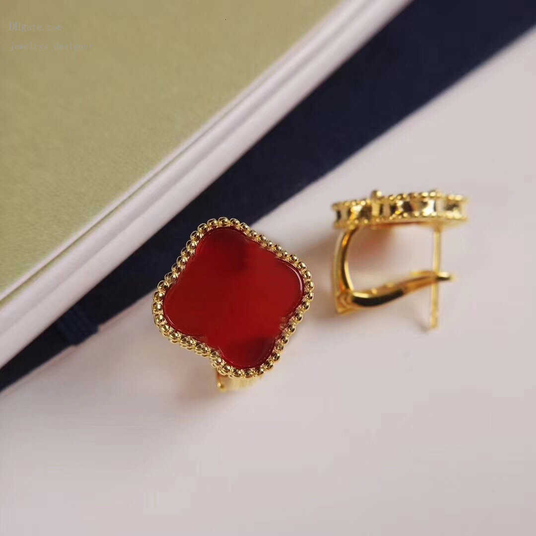 Designer Bracelets Luxury brand clover designer clip on screw back van earrings stud sweet 4 leaf flower cleef earring party jewelry xs4e-image-857081408