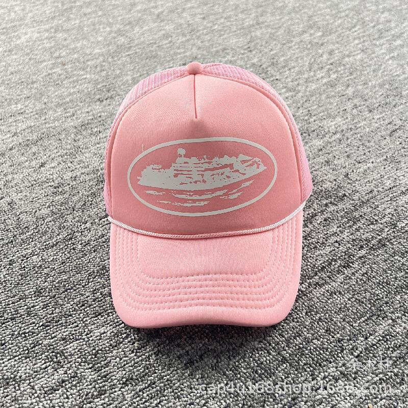 

CRTZ Ball Caps 22ss American Tide Brand Truck Cap Casual Print Baseball Cap Summer Unisex, Red