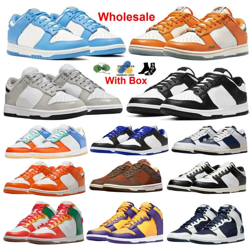 

WITH BOX Designer Panda DUNKS Running Shoes Florida Adobe Miami Hurricanes Dark Driftwood Hallowee Light Iron Ore Mint Foam Valentine Plaid With Box Jason Voorhees P, Color-1