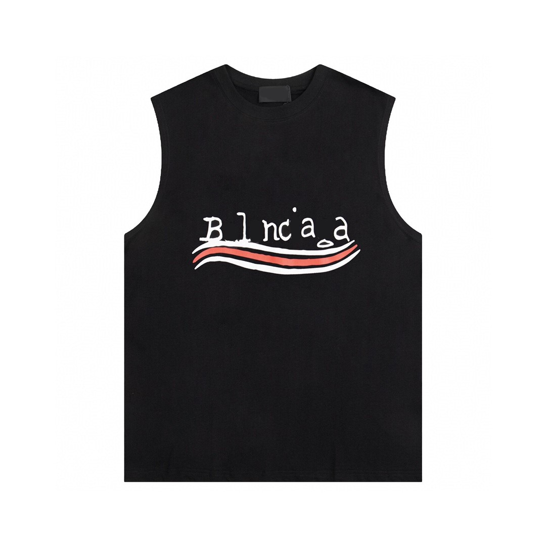 

Men's Tank Tops Cotton Sleeveless T Shirt Designer Letters Printed Sexy Off Shoulder Vest Summer Casual Mens Clothing Loose Breathable Gym Fitness Sportswear#12, White