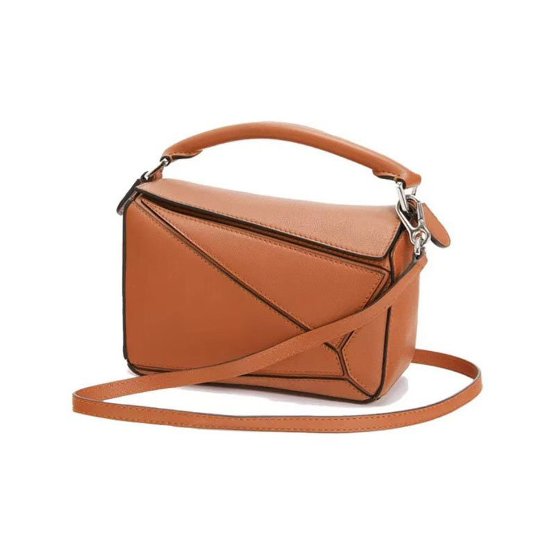 

Fashion designer bag for women puzzles handbag nice looking cowhide leather durable classic style crossbody bag geometric loewss multicolor XB010 E23, 15#