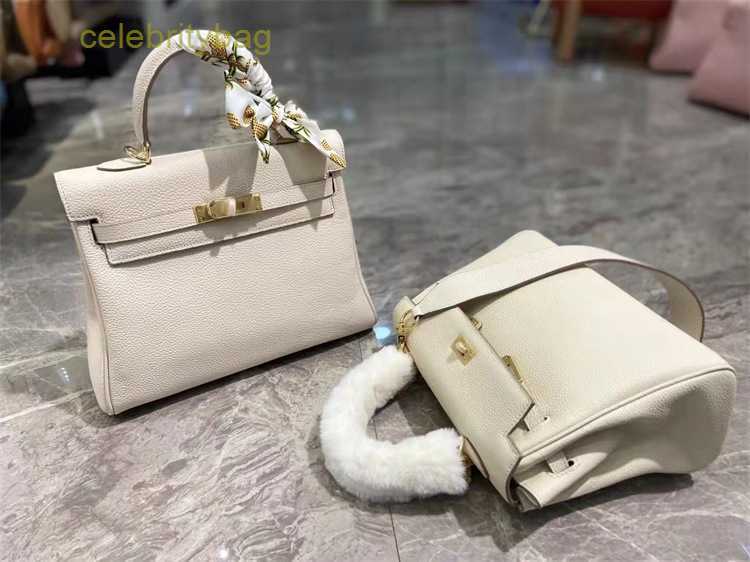 

Designer Kellies Handbags Hemres and 2023 Summer Spring New Fashion Bag Women's Head Layer Cowhide Wide Shoulder Belt One Crossbody Handbag Women has logo MWZE, Elephant grey+thin shoulder strap