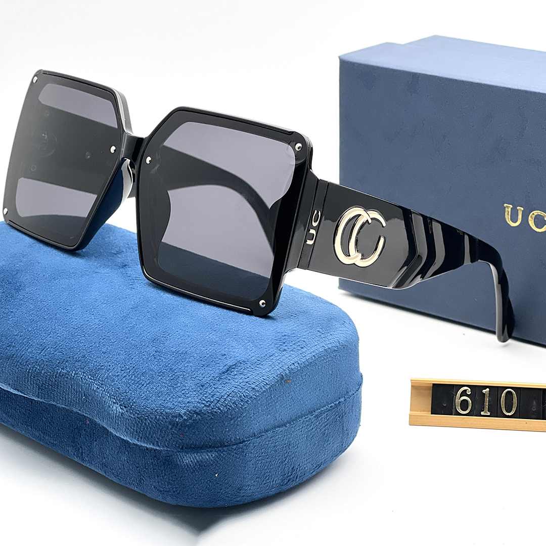 

Luxury designer sunglasses for women beach sunscreen sunglasses green large frame polarized sunglasses outdoor UV protection