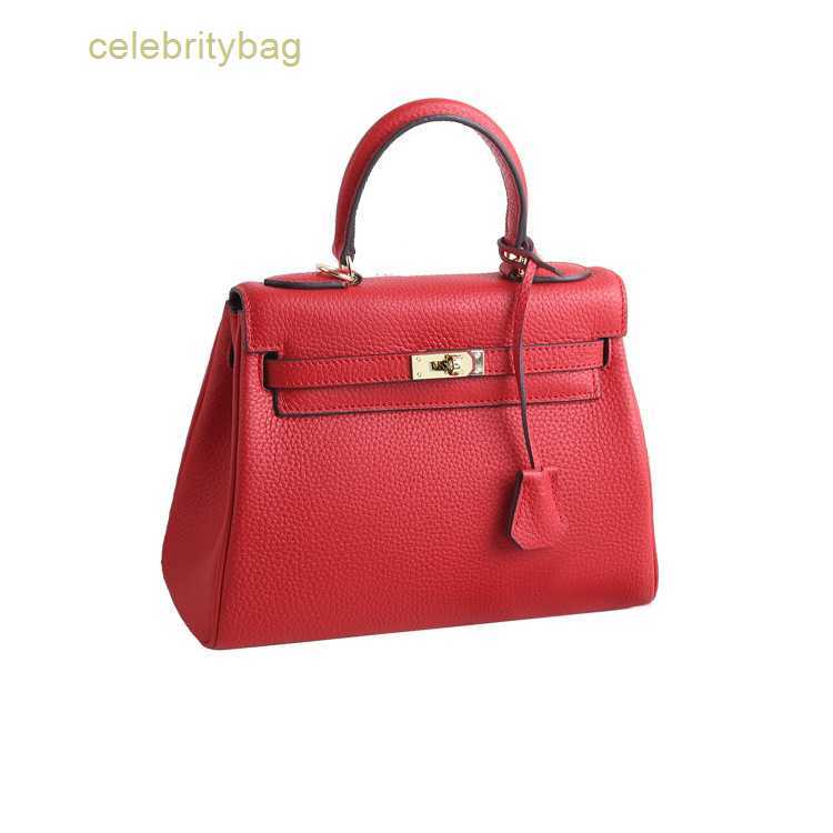 

Designer Kellies Handbags Hemres Leather New Women's Genuine Bag Lychee Pattern Fashion Crossbody High Class Ladies has logo K9TO, 25cm milkshake white