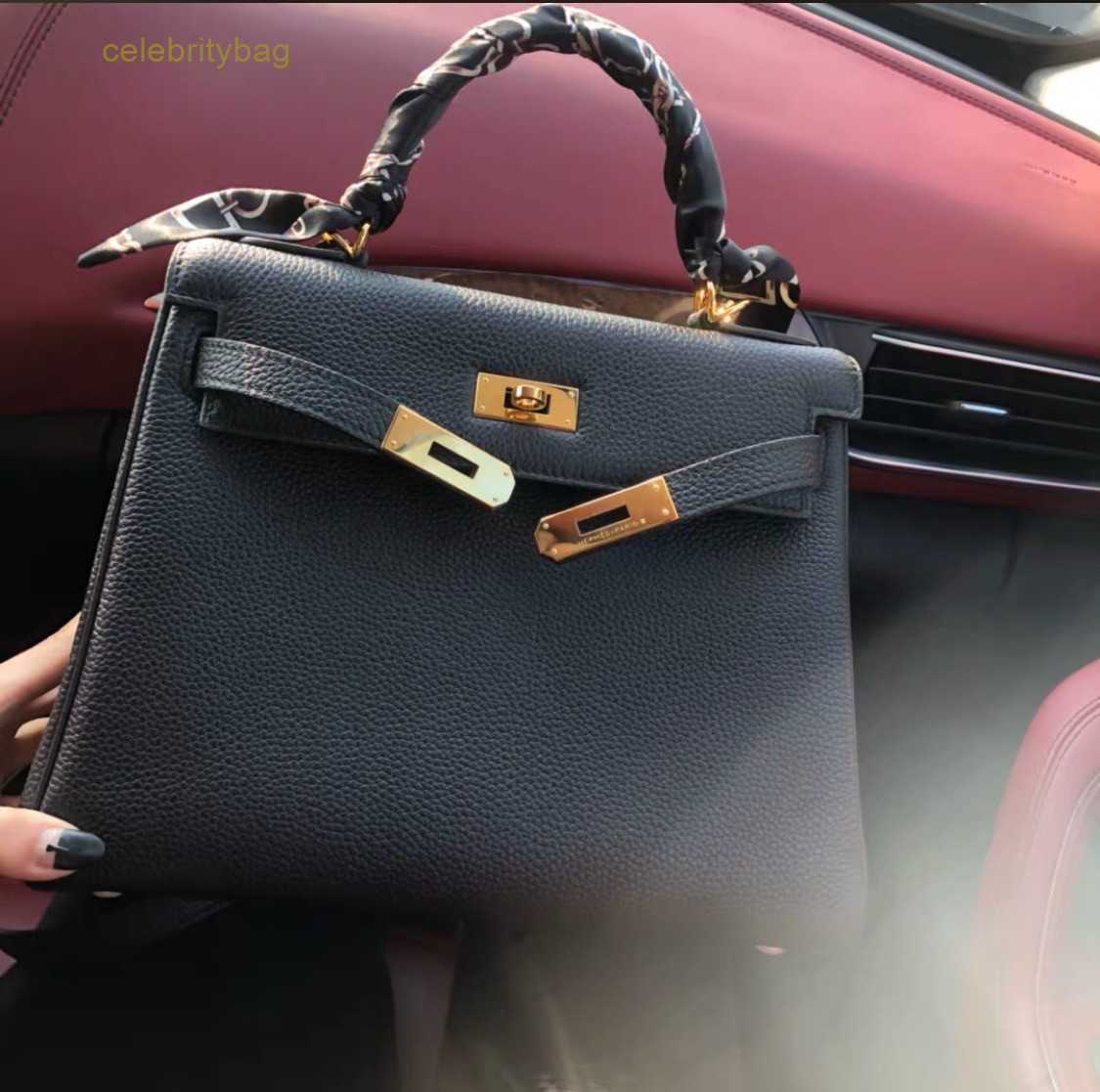 

Designer Kellies Handbags Hemres Layer 2023 New Top Cowhide H Bag Large Capacity One Shoulder Oblique Straddle Handbag Wedding Leather has logo 2SYR, Elephant grey 25cm small