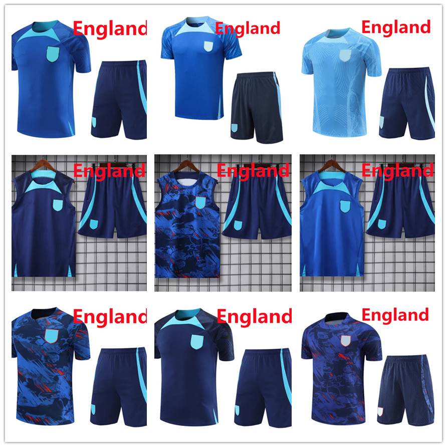 

Top 2023 ENGLANDS Tracksuit Soccer jerseys Training suit KANE STERLING RASHFORD SANCHO GREALISH 22/23 national SHORTS SLEEVES chandal futbol kit survetement