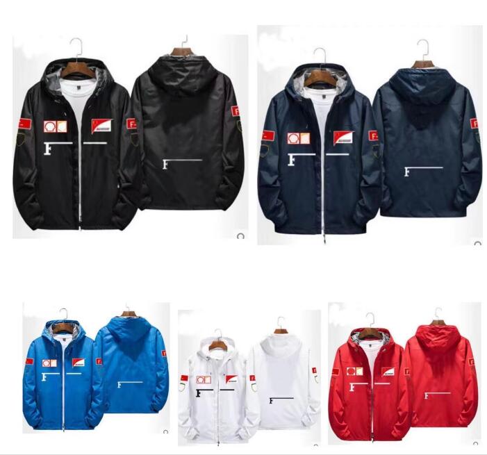 Veste de course F1, coupe-vent d'équipe, sweat à capuche chaud d'automne et d'hiver
