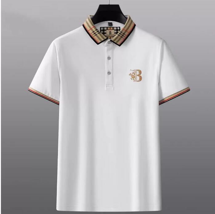 

High 2023 end embroidered short sleeved cotton polo shirt men s T shirt Korean fashion clothing summer luxury top Asian size M L  XXL XXXL, Cu123