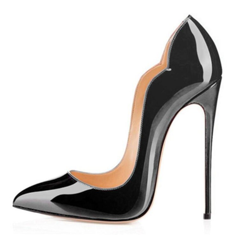 New High Heels Hot Selling Solid Color Womens Single Shoes Pointed Toe Stiletto Heel Slip-on Party Banquet Fashion Shoes