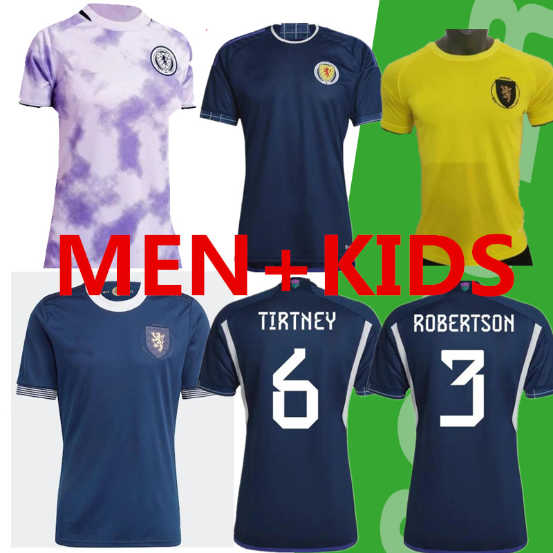 

2023 Scotland Soccer Jerseys 150th Anniversary special edition Scottish McGinn McTominay Andy Robertson FRASER ADAMS MCGINN Football Shirt Uniforms, Image