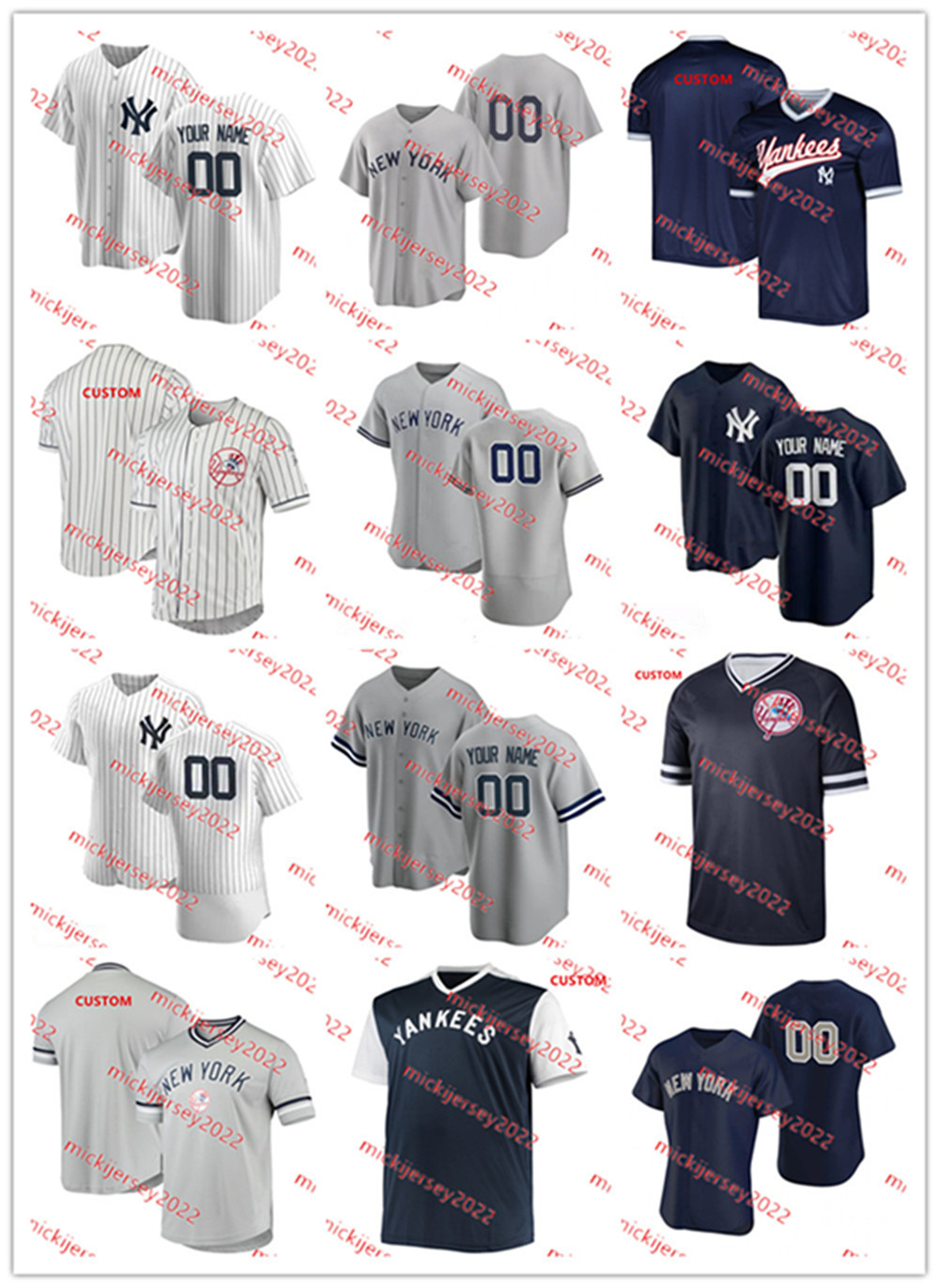

Andy Pettitte Wade Boggs Baseball Jersey Custom Stitched Mens Youth 29 Catfish Hunter 19 Dave Righetti 29 Jesse Barfield 5 Joe DiMaggio 10 Phil Rizzuto Jerseys, 2020 white navy ny