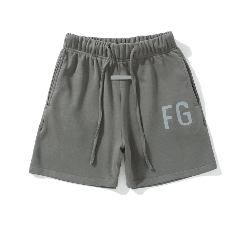 

Mens Designer Printed Essentail Shorts Letter Sports Casual Loose Style Essent Short Drawstring Knee Lengh High Street Wear Clothing Summer New Pants Ax8k