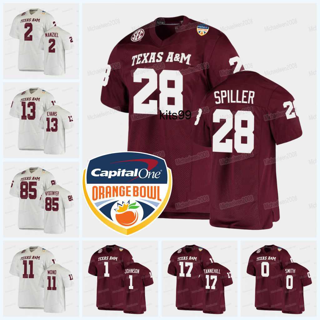 

NCAA Texas A M Aggies 2021 Orange Bowl College Football Jersey Haynes King Jackson Oksnee Connor Cook Ainias Smith Bryce Foster Tyree, Women 4