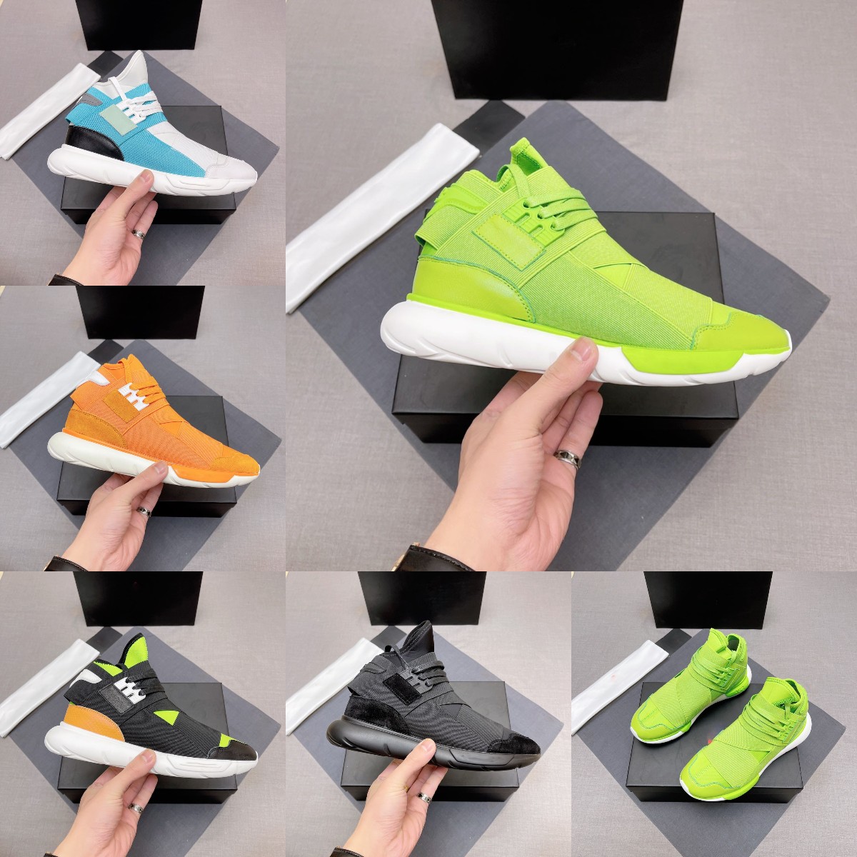 

Desinger Y3 Casual Shoes Men Comfortable Running Shoes Leather Sneaker Runner Laced Up y3 Basketball Shoes Size 38-46, Colour 15