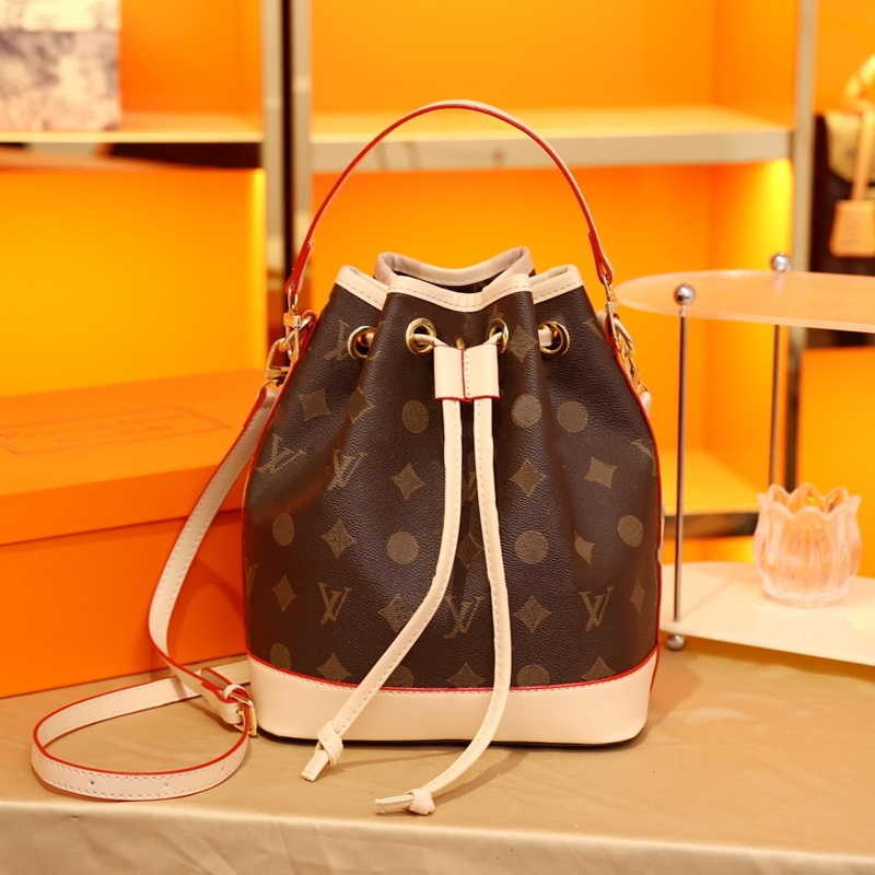 

Vintage LVs Neonoe Tote Bucket Crossbody Bags Single Shoulder Women Messenger Bag Louise Nano Designer Handbags Noe Purse Lady Purses Viuton Wallets, Add box + dust bag