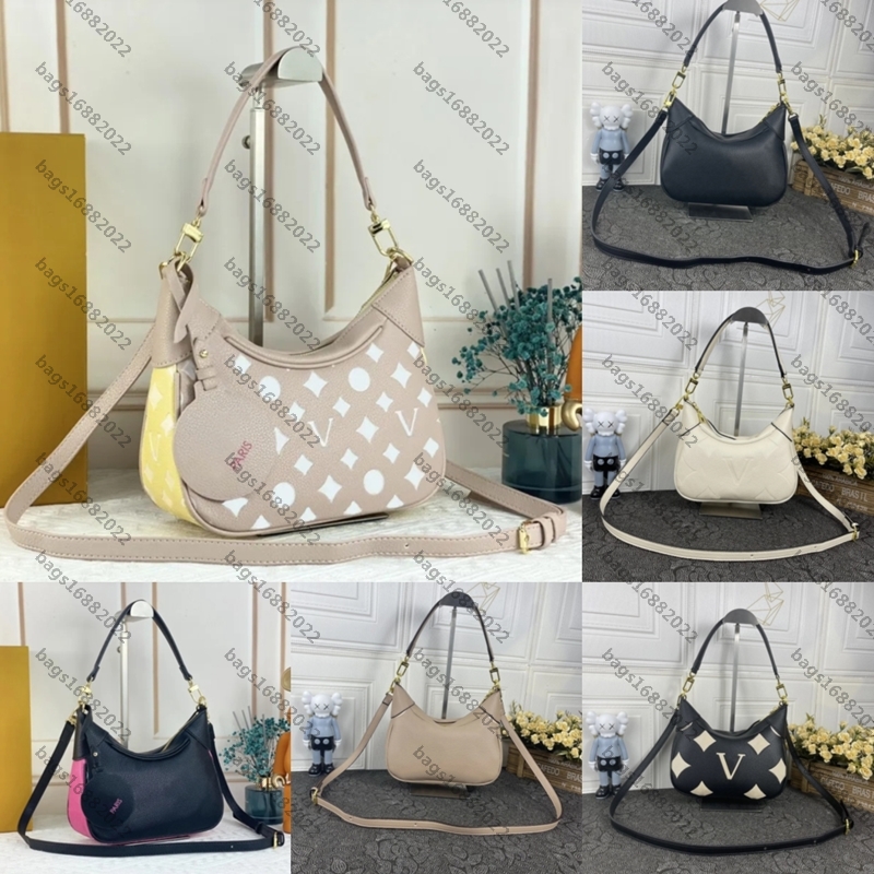 

Designer women shoulder bag luxury Bagatelle BB handbags embossed letter Empreinte leather mini underarm bag louise viuton vutton crossbody purses makeup purses, Add box