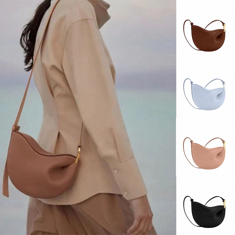 

Tonca bag womens shoulder bags Designer handbags Full-grain Textured Leather Black Brown white fashion bag Polene Crossbody purse with box