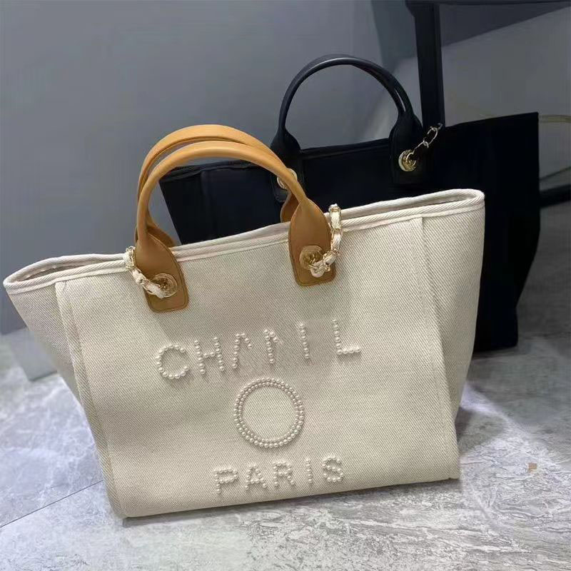 

Luxury Women's Fashion Beach Bags Ch Brand Canvas Handbag Designers Classic Female Backpack Large Capacity Evening Bag Small Packs Big Shopping Handbags 27yv