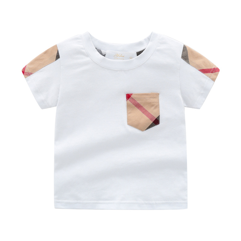 

Kids Clothes Cotton casual Short-sleeved T-shirts Children Sweatshirt Teenager Tops Boys Girls Clothing 1-6Y, 02