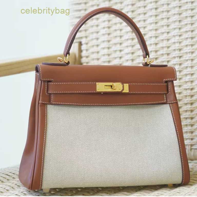 

Designer Kellies Handbags Hemres Middle High final version New Ancient Canvas Bag Color Contrast Cowhide Shoulder Casual Handbag Fashion Women's has logo 8R0T, Black6