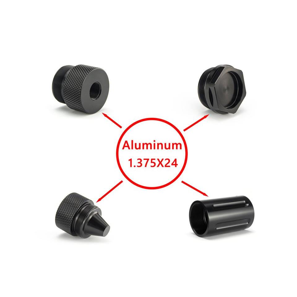 

Others Tactical Accessories 1.58Od 1.18Id Aluminum Storage Cup Baffle Extra Cone Cups End Caps For 1.375X24 Modar Soent Trap Fuel Fi Dhrlf, Black