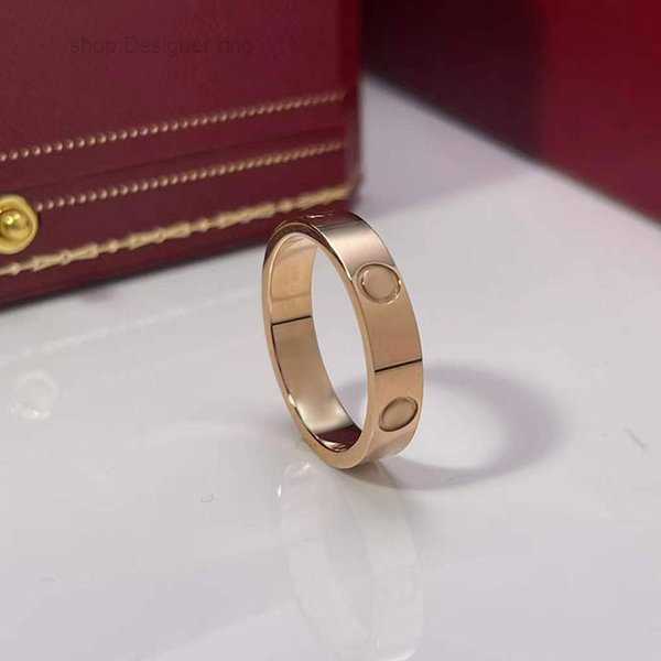 

Band Rings Designer Love Ring Unisex Men Women Jewelry Gift Size 5-11 4 8ZW8