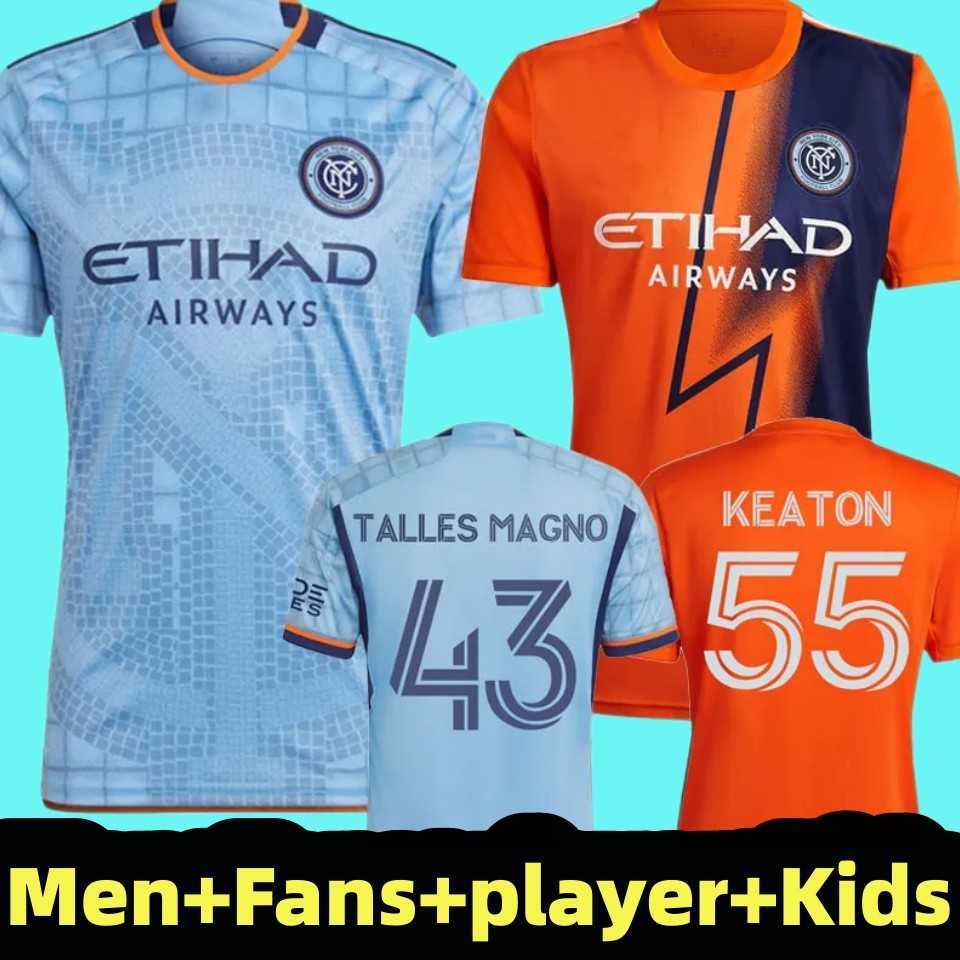 

MLS New York City FC 23 24soccer jerseys THIAGO S.RODRIGUEZ AMUNDSEN TALLES MAGNO KEATON blue NYCFC Player Version 2023 2024 Football Shirt Kids Kit Home Away 3rd, Kids home