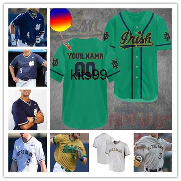 

Ncaa College Notre Dame Baseball Jersey David LaManna Carter Putz Ryan Cole Jack Zyska Jack Brannigan Penney Jared Miller Zack Prajzner Brooks Coetzee Spencer Myers, Men grey