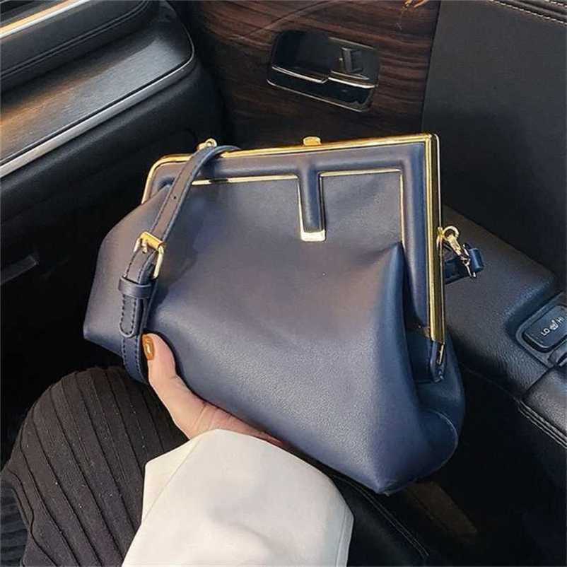 

Designer bag 2023 summer tote 20% off popular clip contrast color diagonal, Blue8